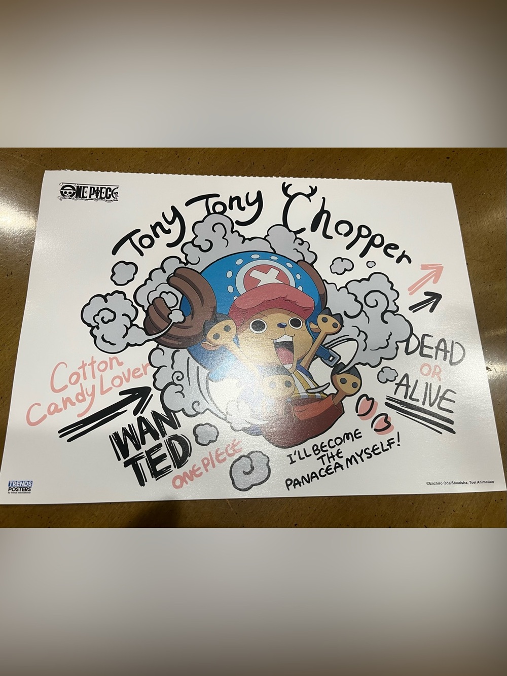 Tony Tony Chopper One Piece Print - Cute Chopper Anime Artwork Trends Posters